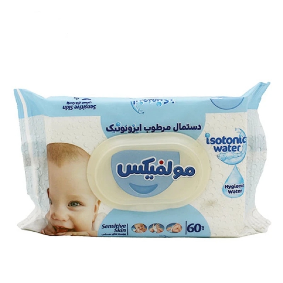 دستمال مرطوب کودک ایزوتونیک پوست حساس 