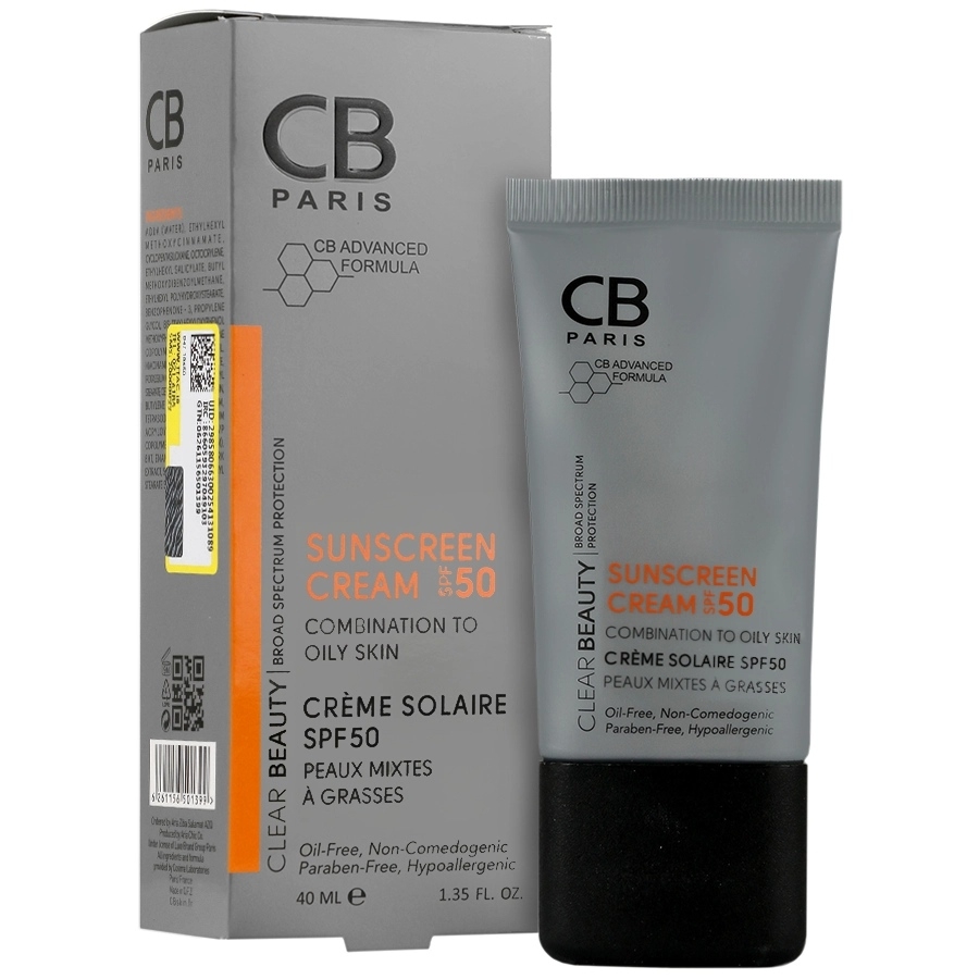 کرم ضد آفتاب پوست مختلط تا چرب SPF50