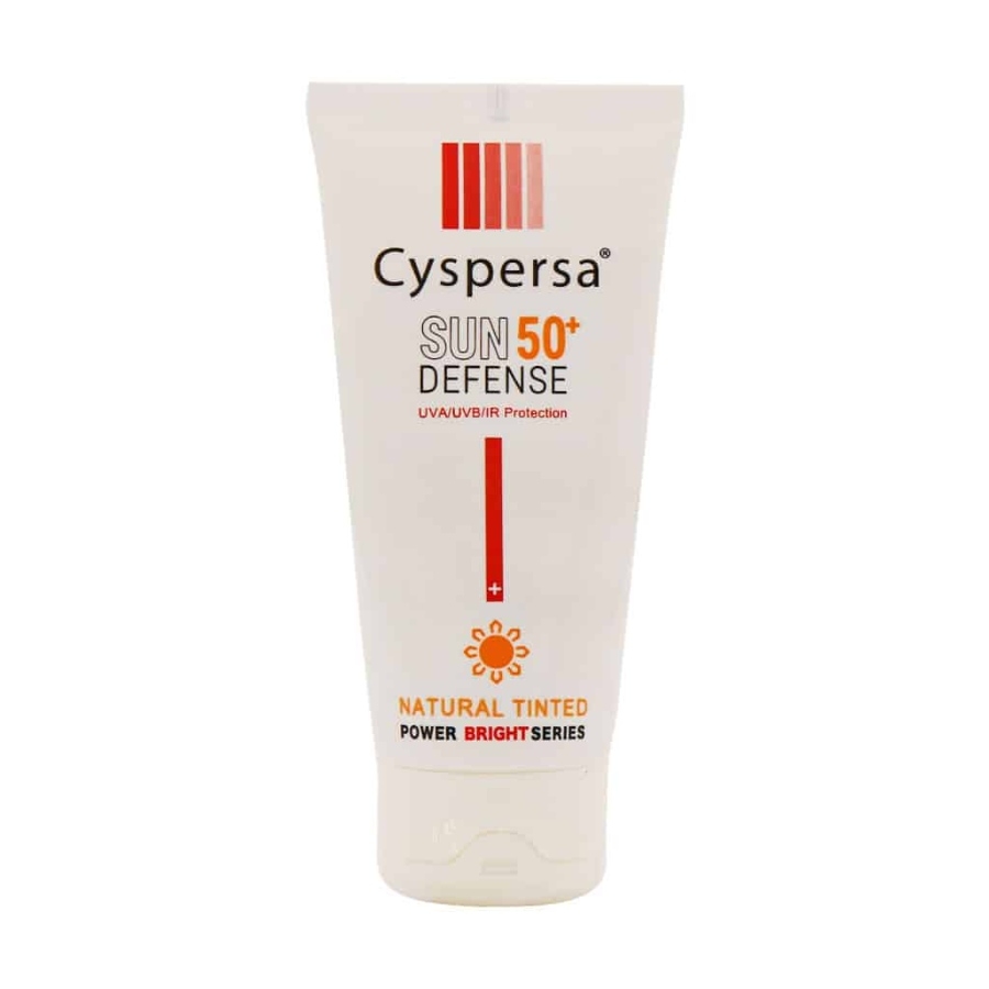 کرم ضد آفتاب رنگی روشن کننده SPF50