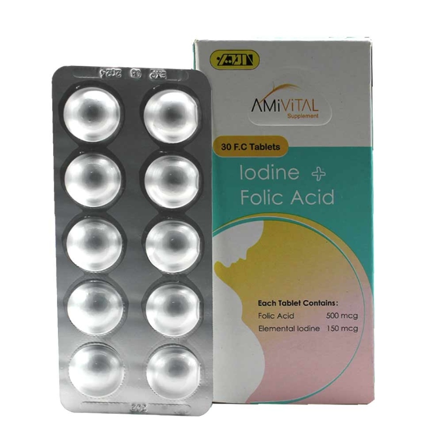 ید و فولیک اسید امی ویتال