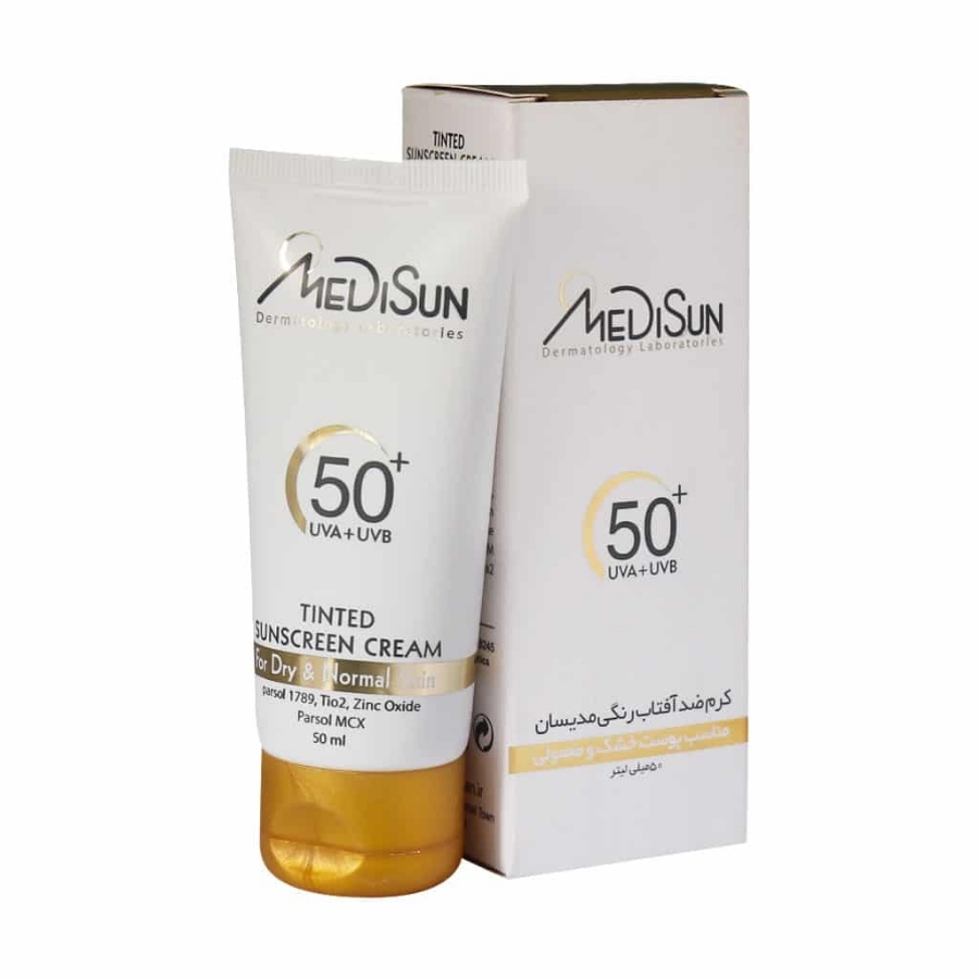کرم ضد آفتاب پوست خشک و معمولی SPF50 بژ طبیعی