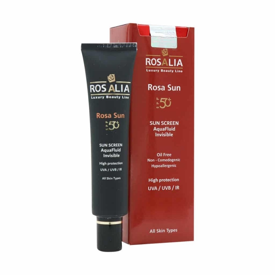 کرم ضد آفتاب بی رنگ رزاسان SPF50