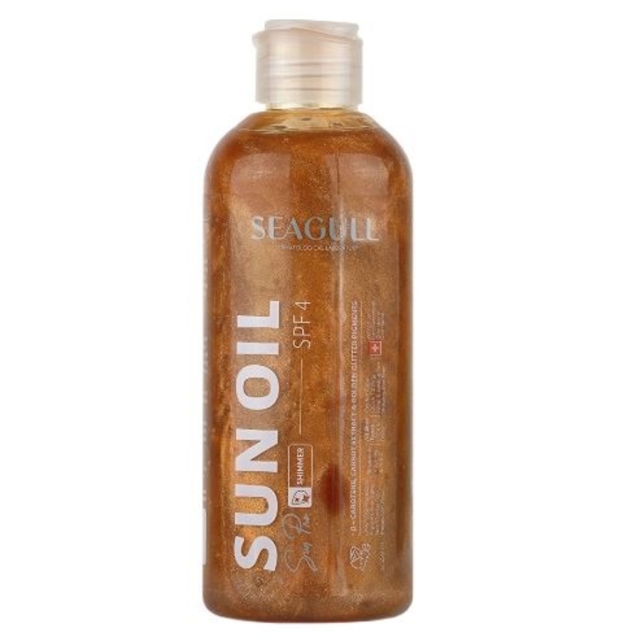 روغن برنزه کننده و ویتامینه اکلیلی SPF4