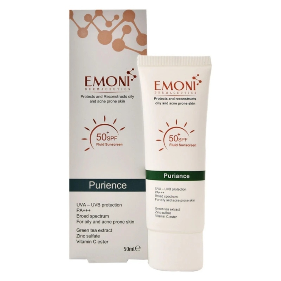 کرم ضد آفتاب فلوئید پیورینس SPF50