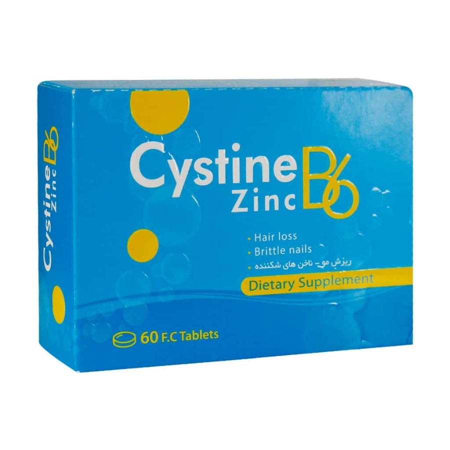 سیستین ب6 زینک 60 عددی