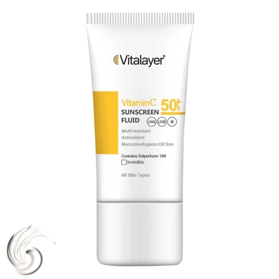 فلوئید ضد آفتاب ویتامین سی SPF50