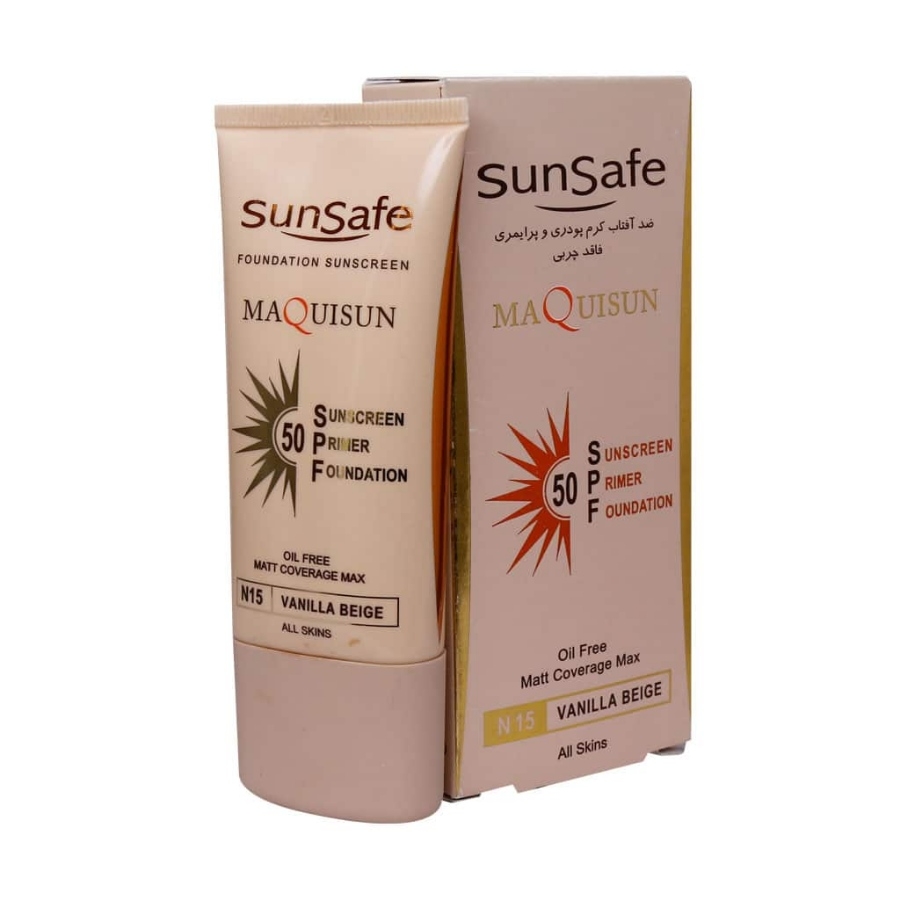 ضد آفتاب پرایمری SPF50 مکی سان بژ وانیلی