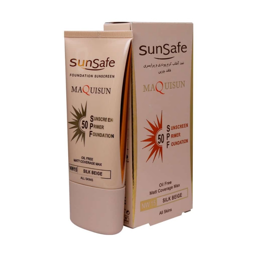 ضد آفتاب پرایمری SPF50 مکی سان بژ ابریشمی