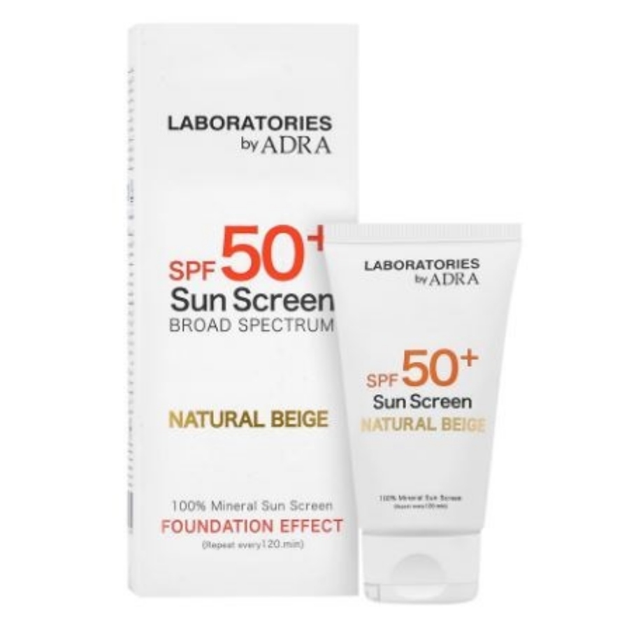 کرم ضدآفتاب کرم پودری SPF50 بژ طبیعی