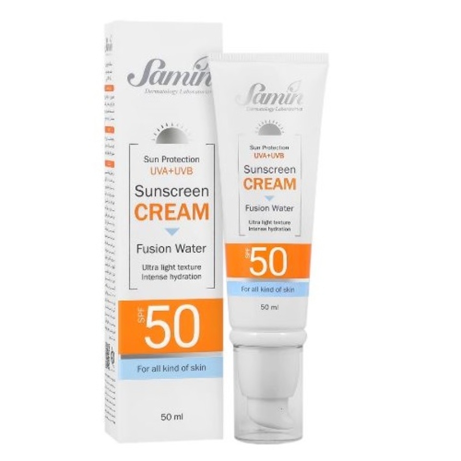 کرم ضد آفتاب فیوژن واتر انواع پوست SPF50
