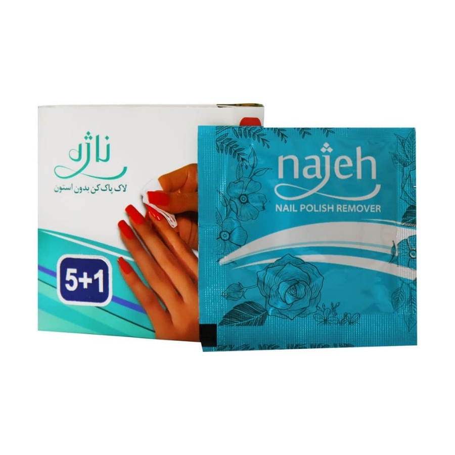 پد لاک پاک کن بدون استون 6 عددی