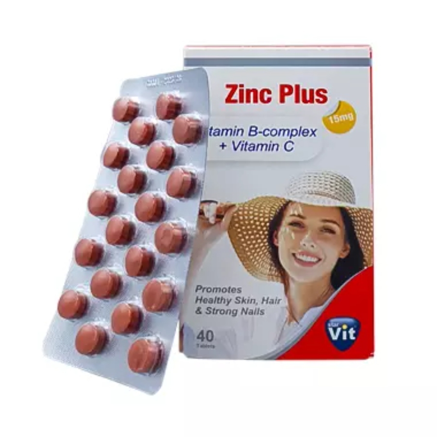 زینک پلاس ویتامین ب کمپلکس و ویتامین ث