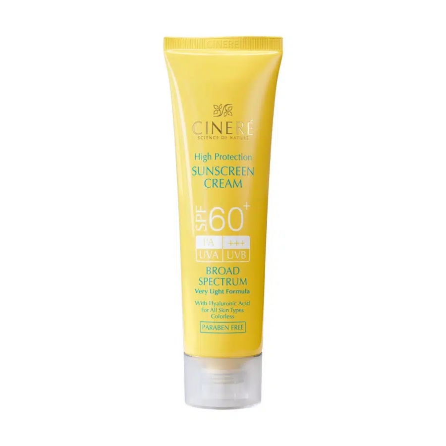 کرم ضد آفتاب SPF60 انواع پوست