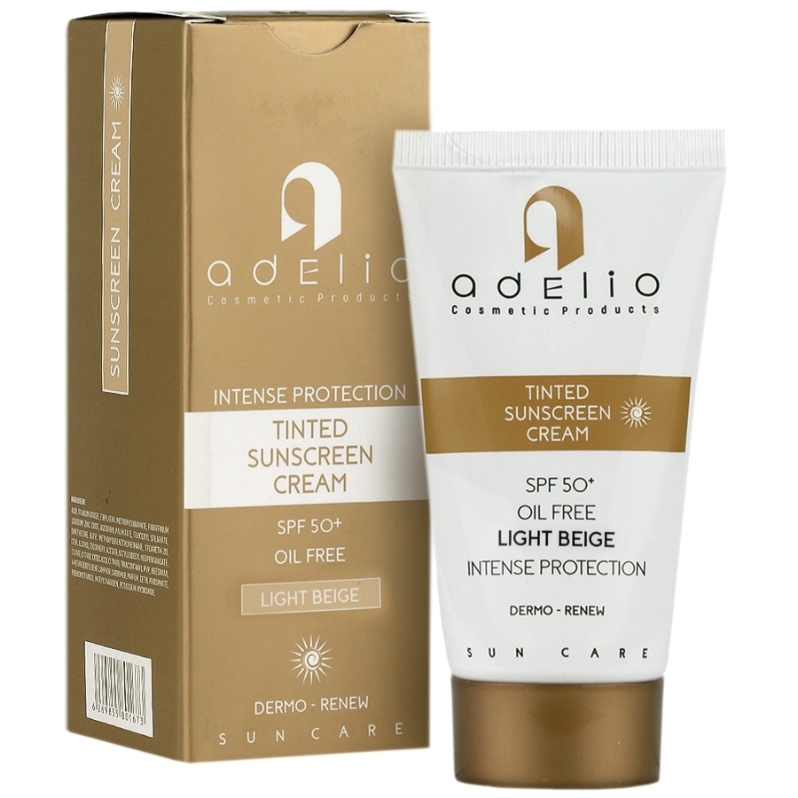 کرم ضد آفتاب پوست چرب ادلیو SPF50 بژ روشن